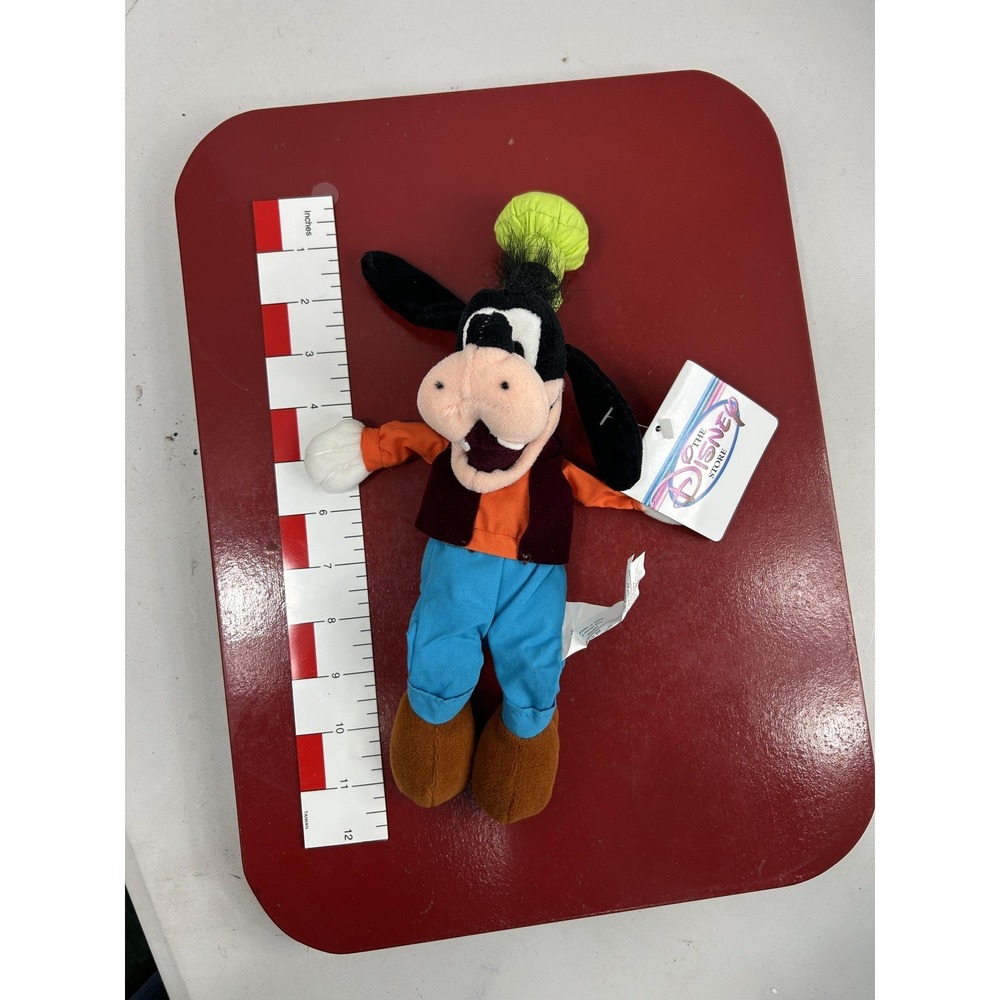Disney Store Goofy Mini Bean Bag Plush Stuffed Toy Small Doll With Tags